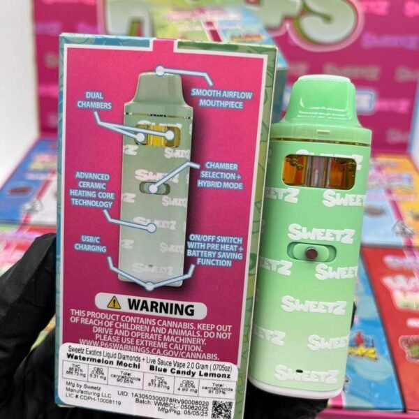 Sweetz Exotics 2G Disposable