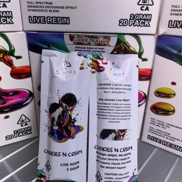 Alpha 2G Disposable Cookies N Cream Live Resin