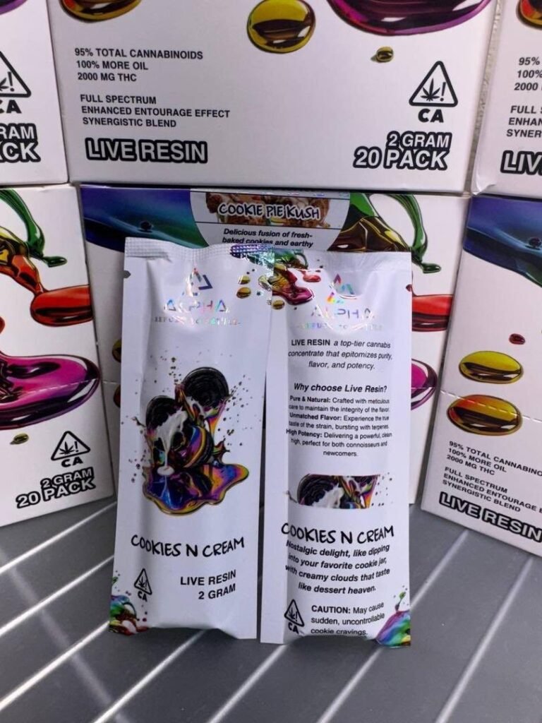 Alpha 2G Disposable Cookies N Cream Live Resin