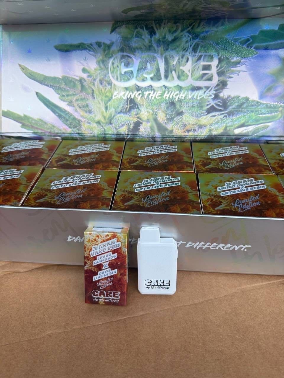 Cake-3Gram-Vape-Liquid-Diamonds-x-Cryo-Live-Resin 3 Cake 3Gram Vape Liquid Diamonds x Cryo Live Resin
