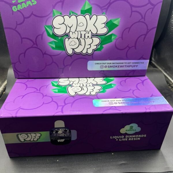 Smoke with Puff 2G Disposable Liquid Diamonds + Live Resin